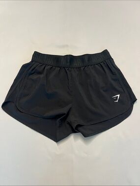 Gymshark Black Women's Athletic Running Shorts 2 inch inseam Size Medium